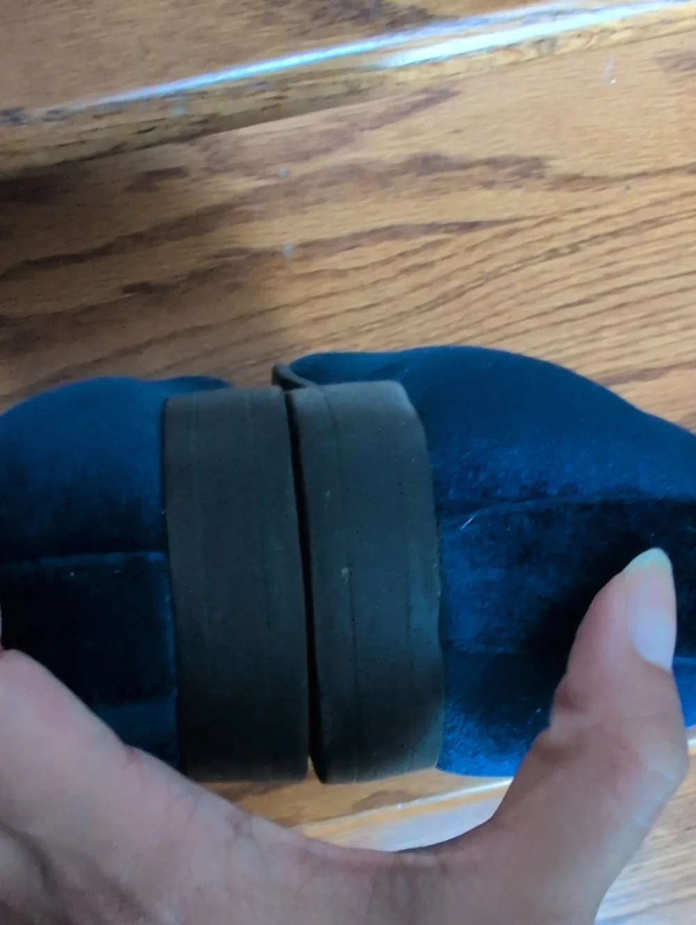 Steve Madden Blue Velvet Slip-On Loafers